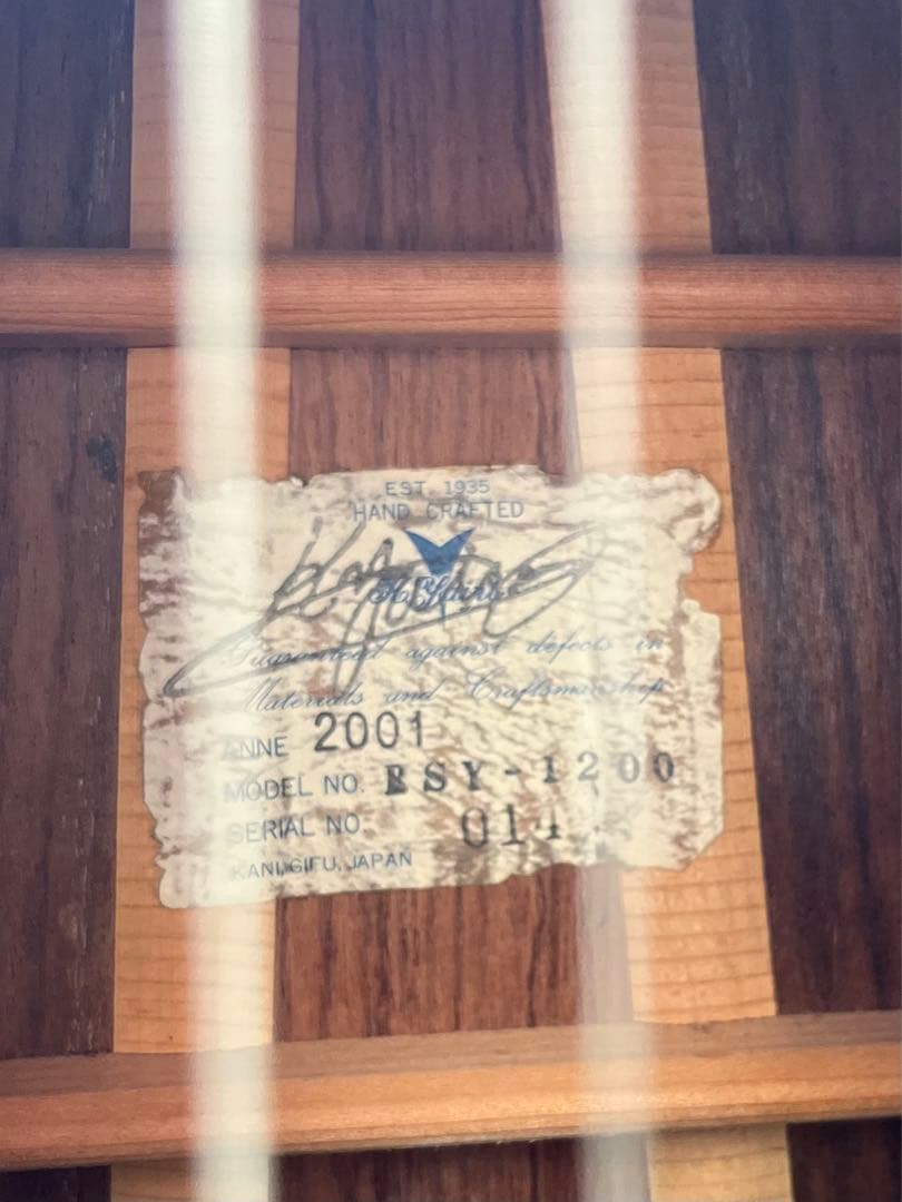 ほぼ未使用、k.ヤイリです!