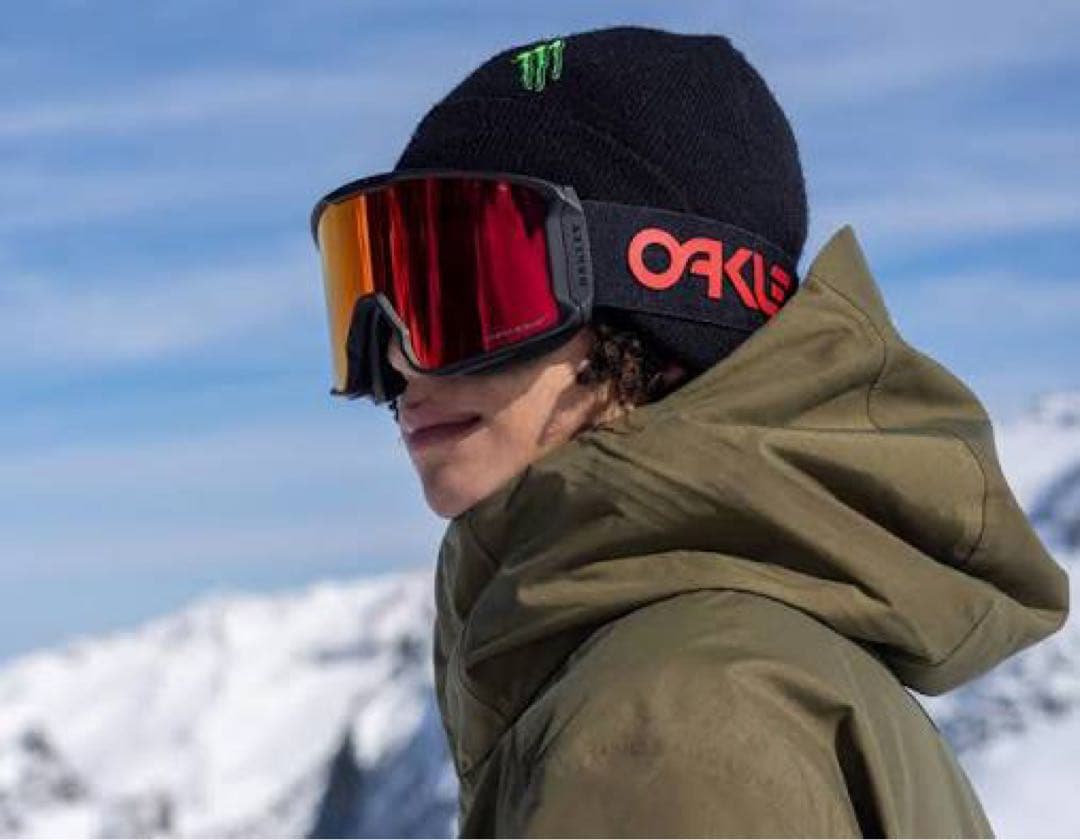 美品 OAKLEY LINE MINER ゴーグル レッドミラー