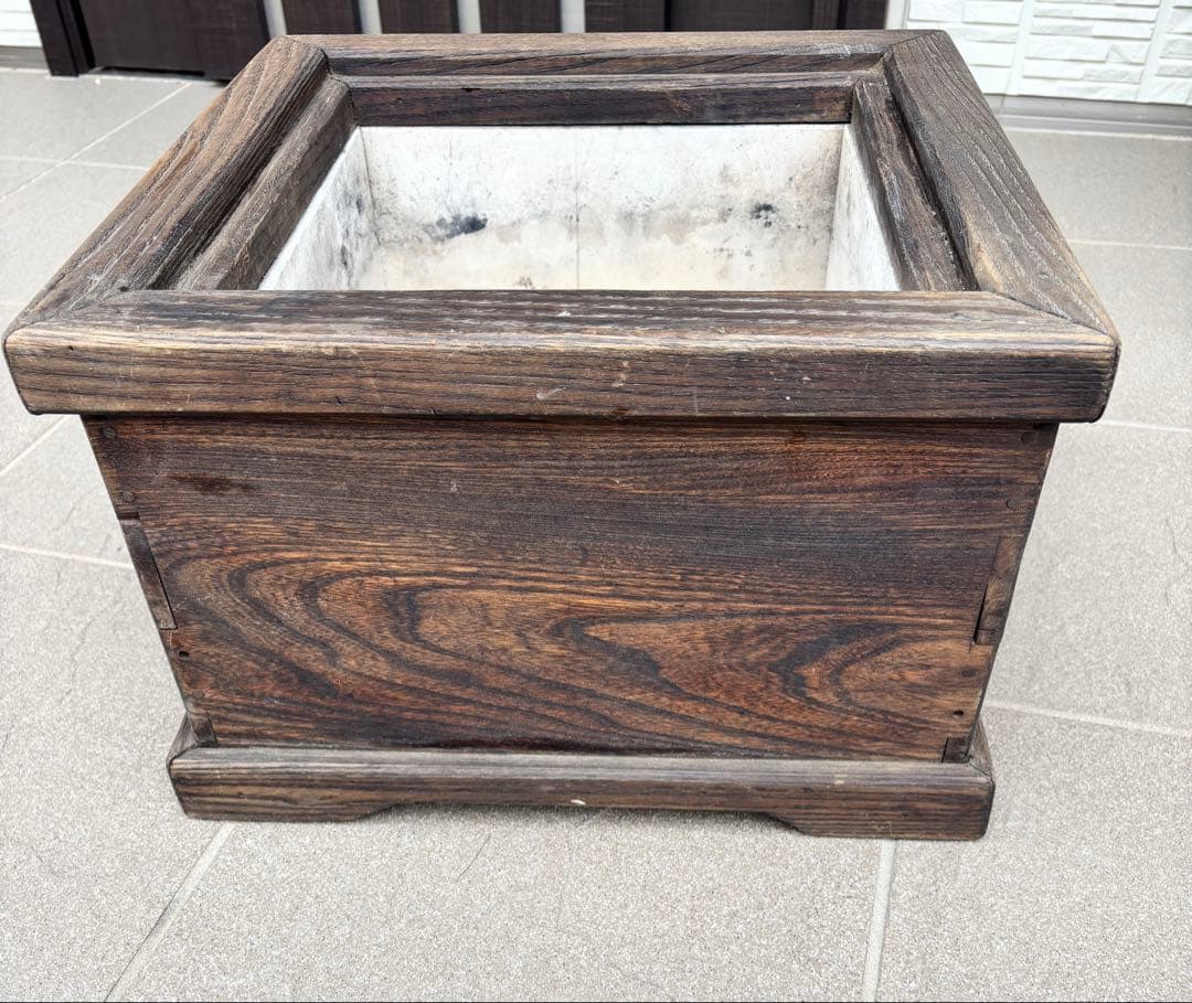 小型火鉢　木製