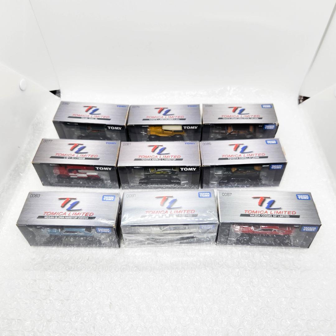 トミカリミテッド 9台セット マークII セリカ 2000GT-R シビック等