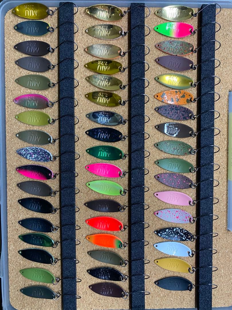 エリアトラウトスプーン　管釣りスプーン フォレスト　ミュー2.2g