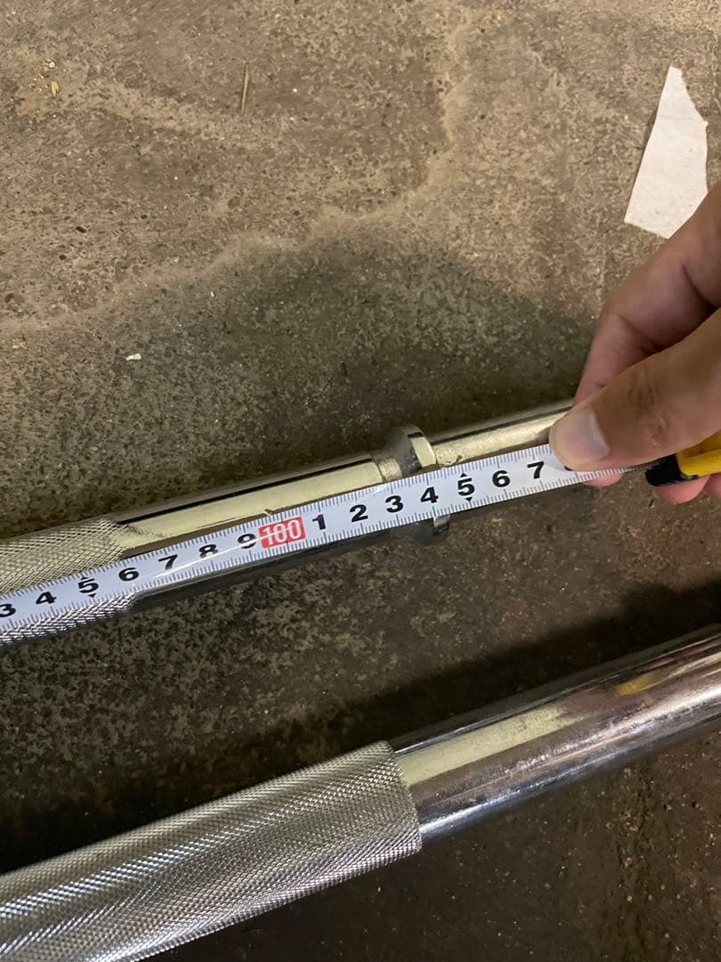 【こん】バーベルシャフト180cm 2本セット