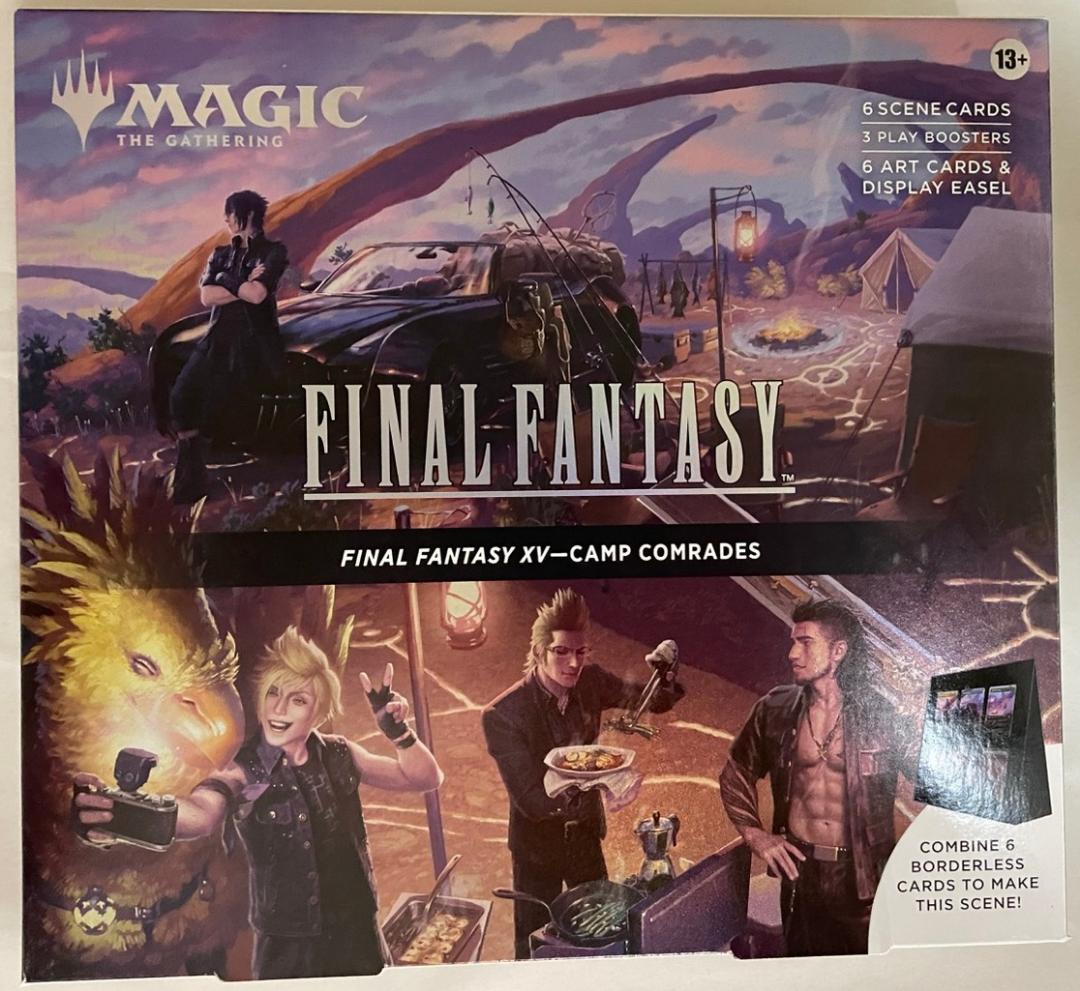 新品未開封 MTG FF シーンボックス FF15 キャンプの仲間たち 英語版