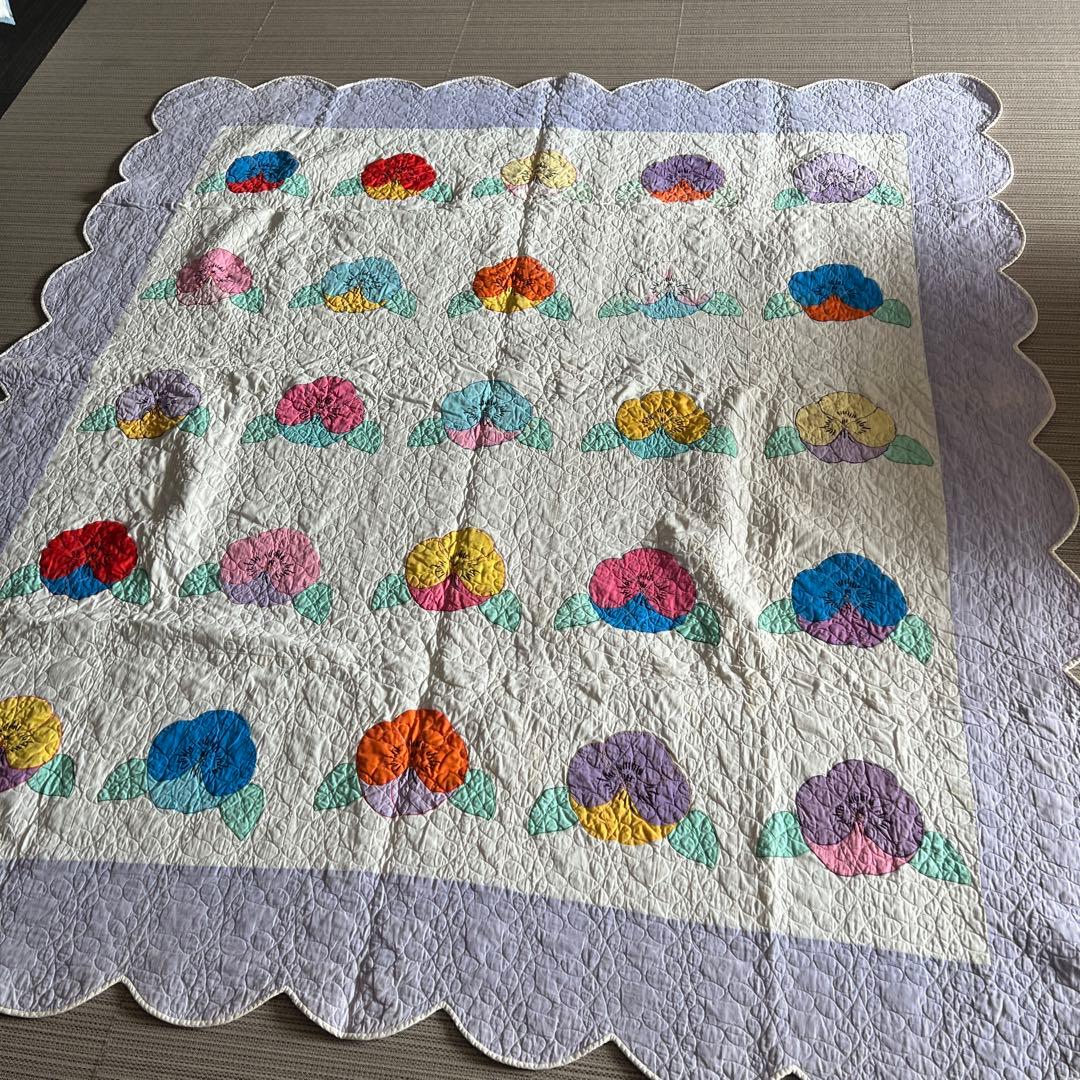 アンティークキルト、ミシンキルト、アップリケキルト