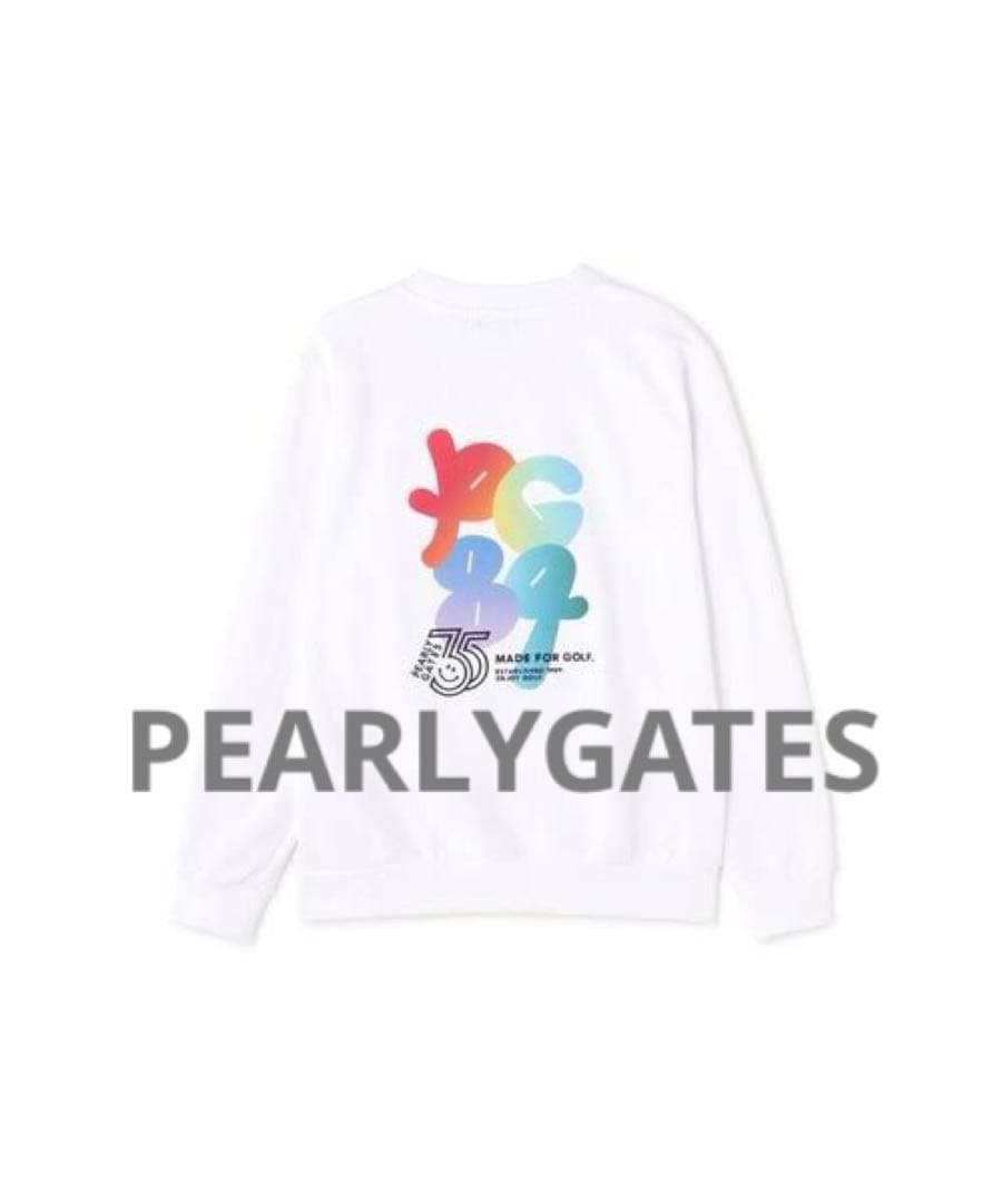 PEARLYGATES35周年トレーナー　白　サイズ2