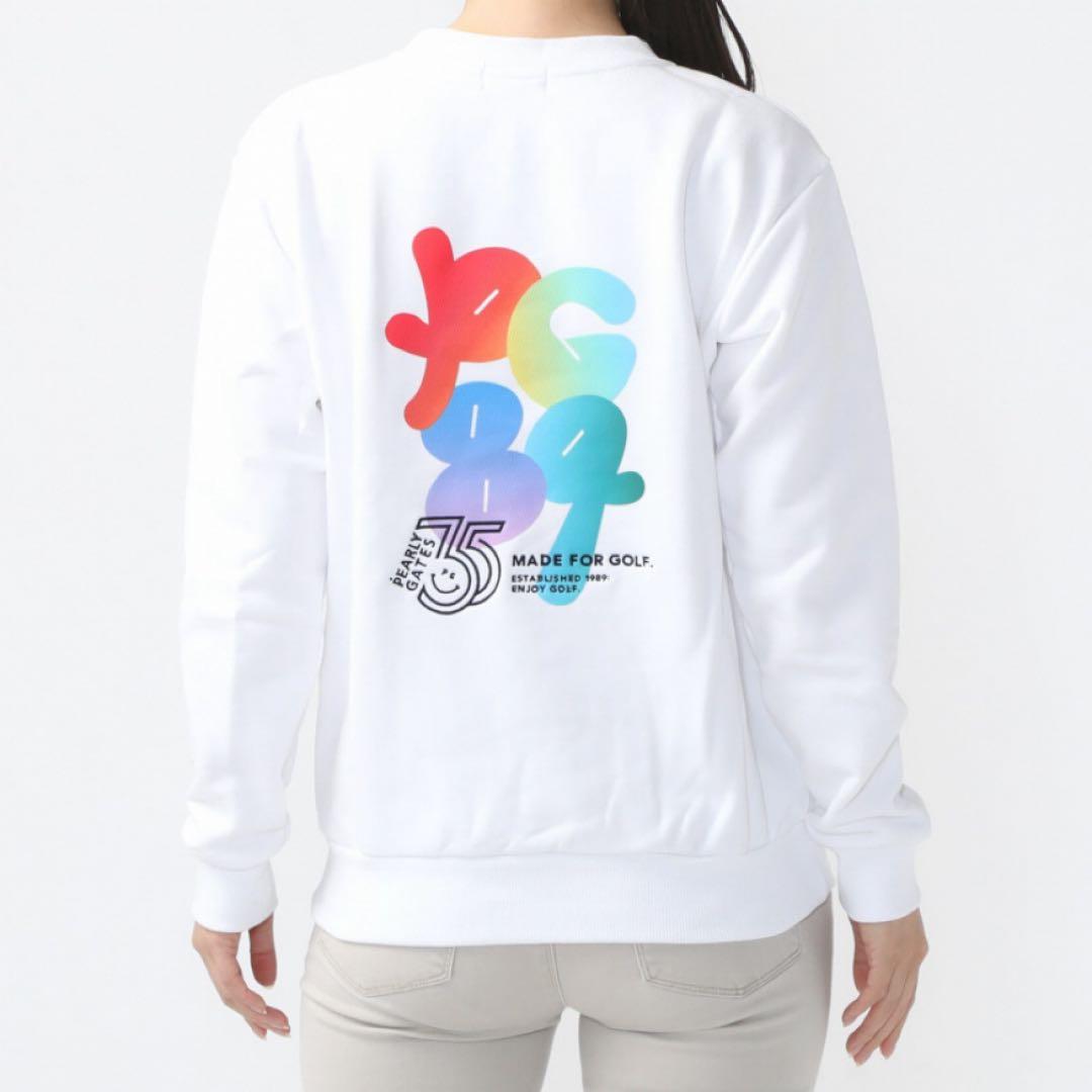 PEARLYGATES35周年トレーナー　白　サイズ2