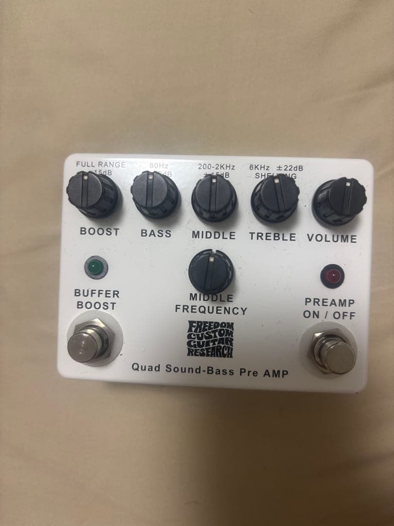 ベース Freedom Quad Sound Bass Pre amp