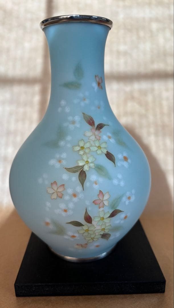 <未使用> 田村七宝　田村幸夫作　七宝　花瓶