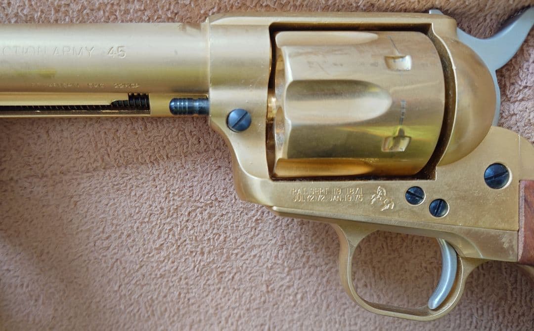 【美品黄金色】COLT S.A.A. 45 ピースメーカー SMG規格合格品