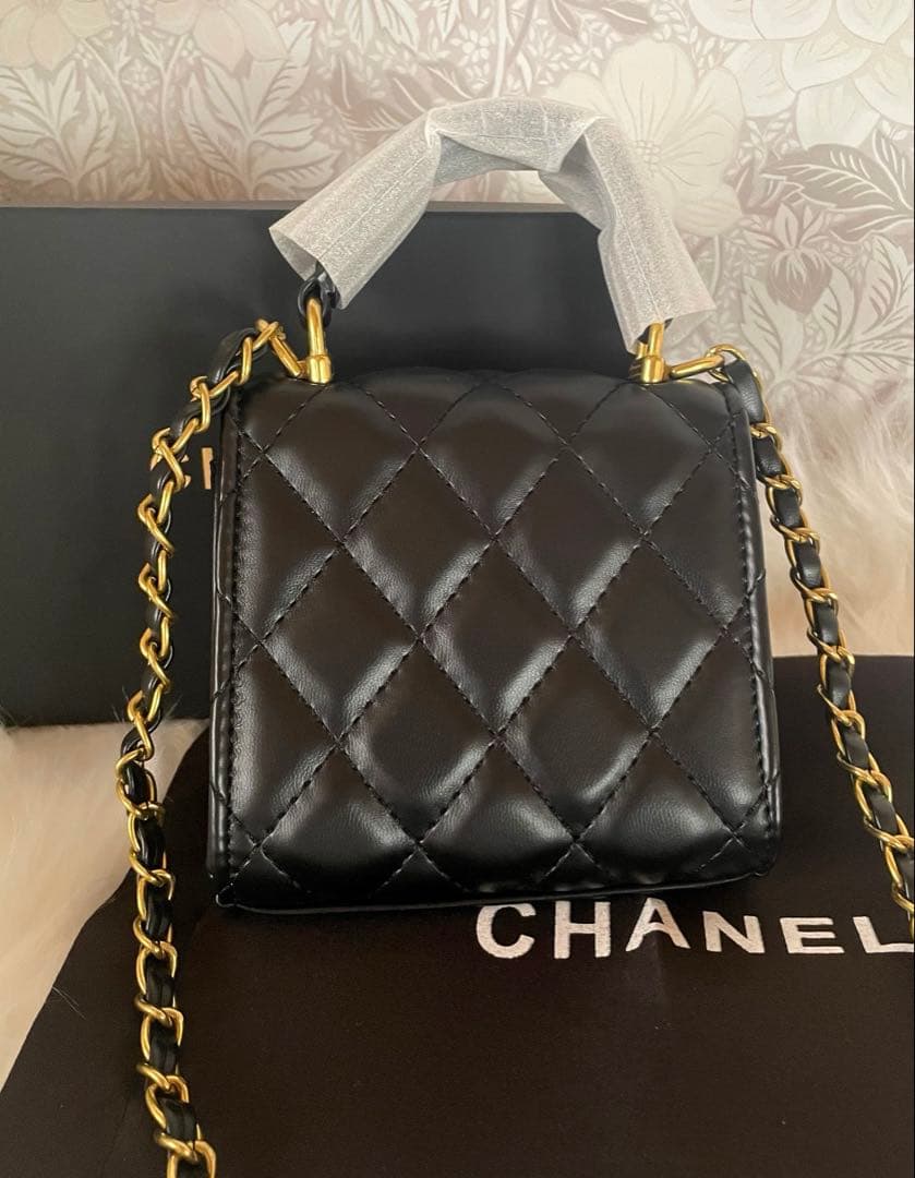 【非売品】CHANEL ウォレット　キルティング チェーン　ショルダーバッグ