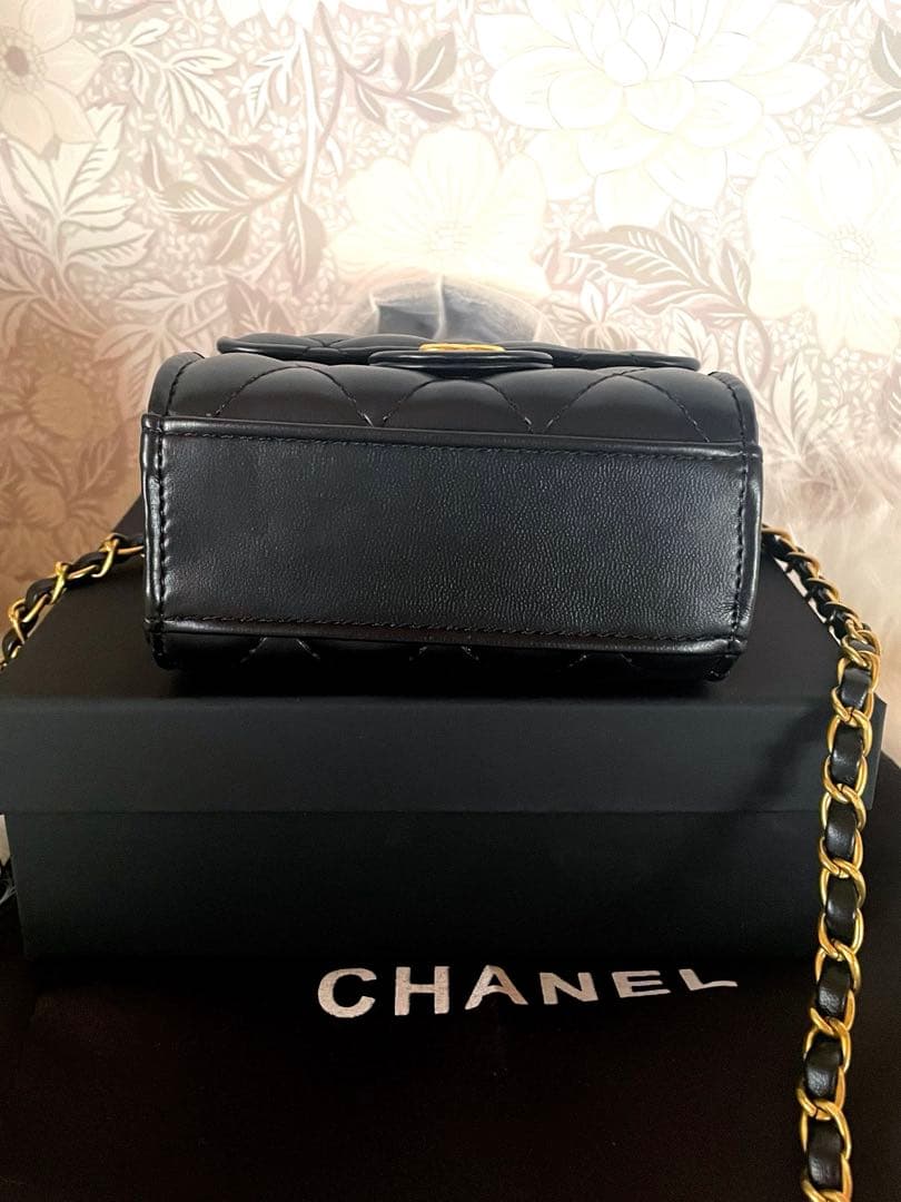 【非売品】CHANEL ウォレット　キルティング チェーン　ショルダーバッグ