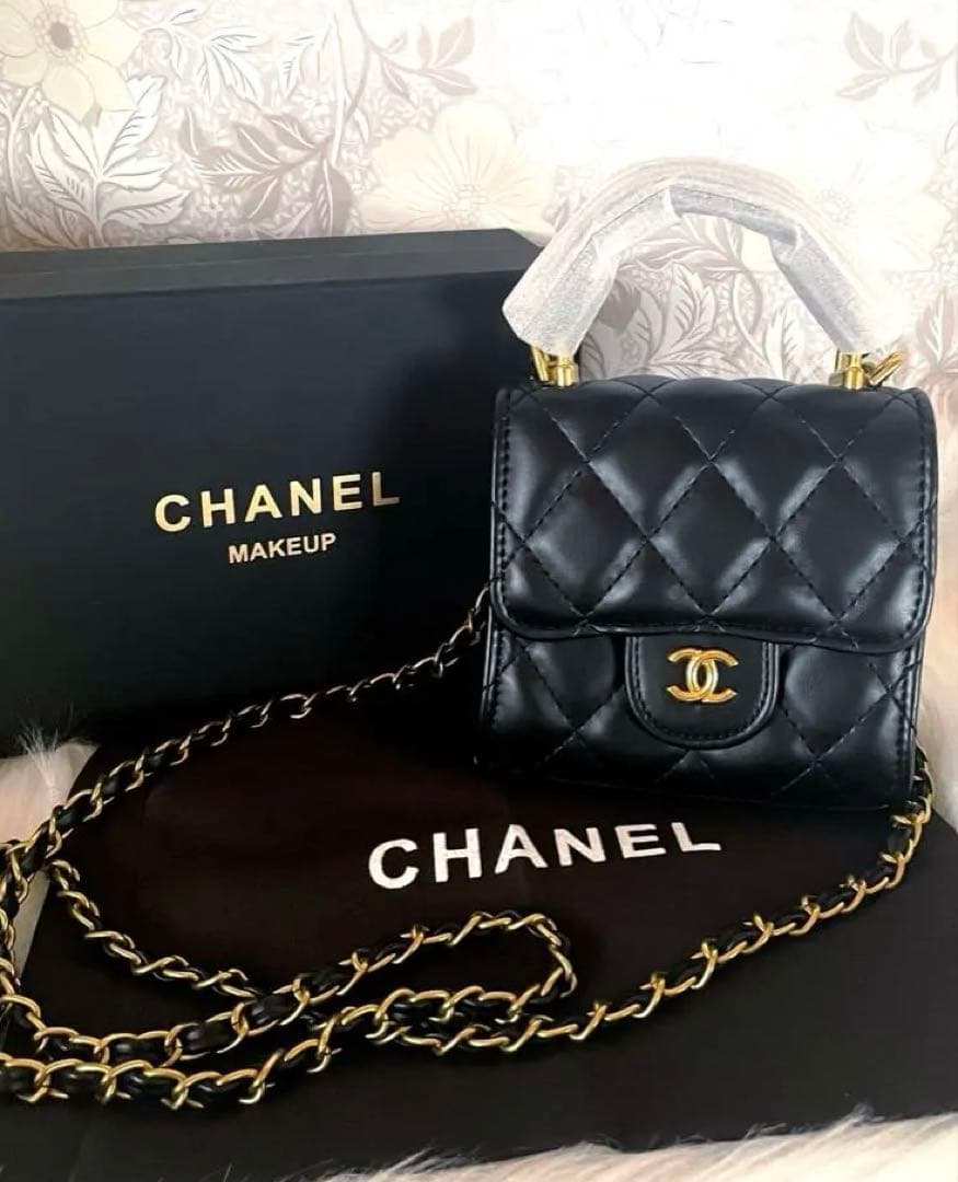 【非売品】CHANEL ウォレット　キルティング チェーン　ショルダーバッグ