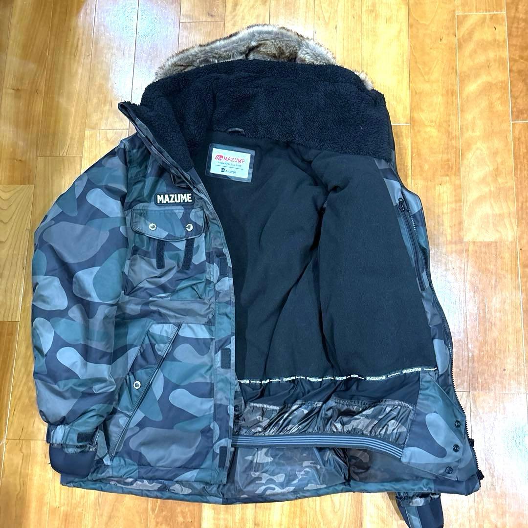 MAZUME 迷彩柄 フィッシングスーツ 上下セット