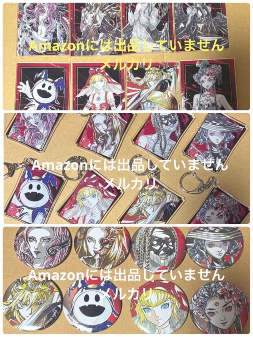 真・女神転生Ⅴ Vengeance Ani-Art カード　缶バッジ　アクキー