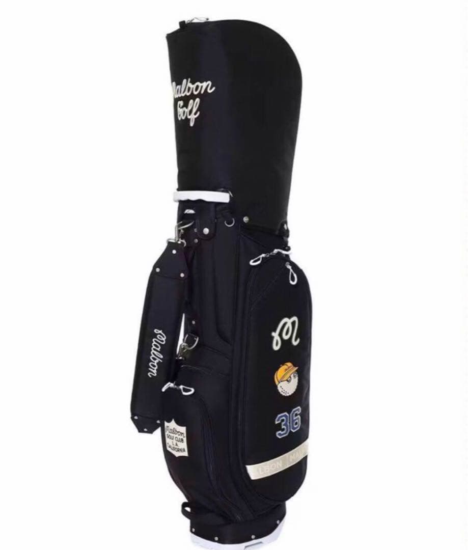 マルボンゴルフ キャディバッグ &ボストンバッグ&ラウンドポーチ 3点セット