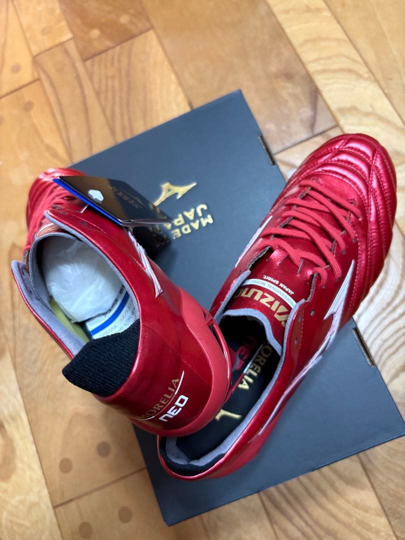 新品　40周年限定　レアサイズ　ミズノ　モレリア ネオ4 JAPAN 25.5