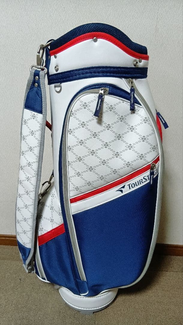 レディース　キャディバッグ　ゴルフバッグ　ツアーステージ