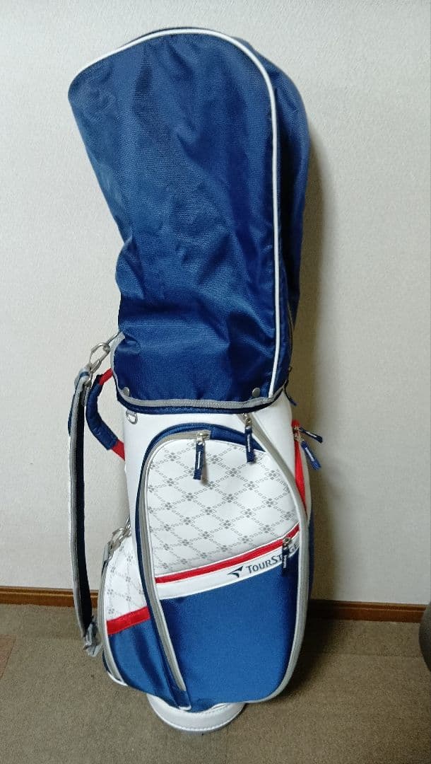 レディース　キャディバッグ　ゴルフバッグ　ツアーステージ