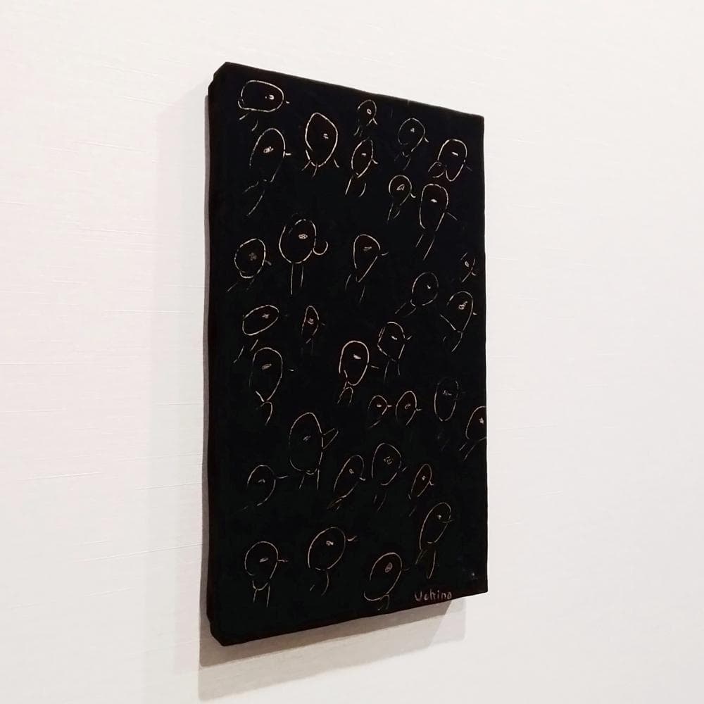 内野隆文　ラッシュアワーバード　絵画　M3号　現代美術　アート作品　鳥