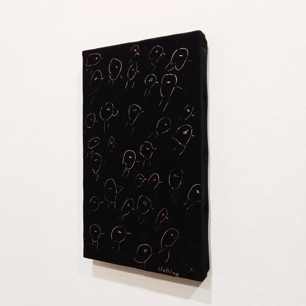 内野隆文　ラッシュアワーバード　絵画　M3号　現代美術　アート作品　鳥