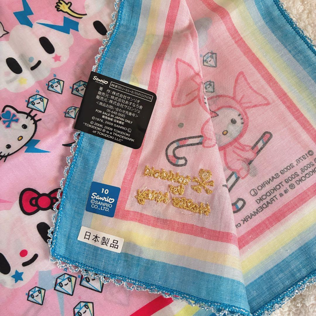 【未使用】トキドキ tokidoki ハローキティ ハンカチ