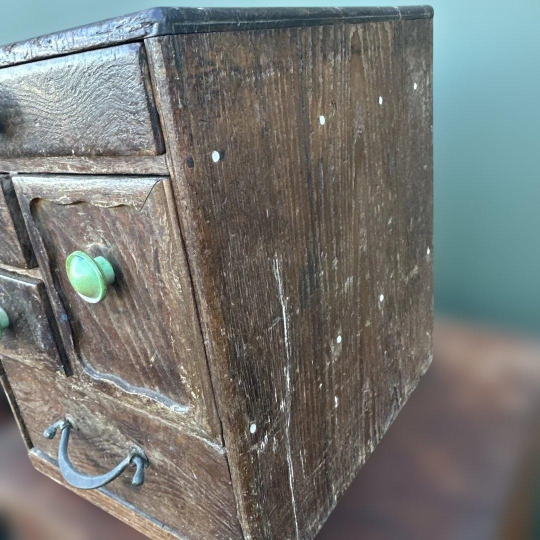 アンティーク　味があってとても素敵！木製 小引き出し