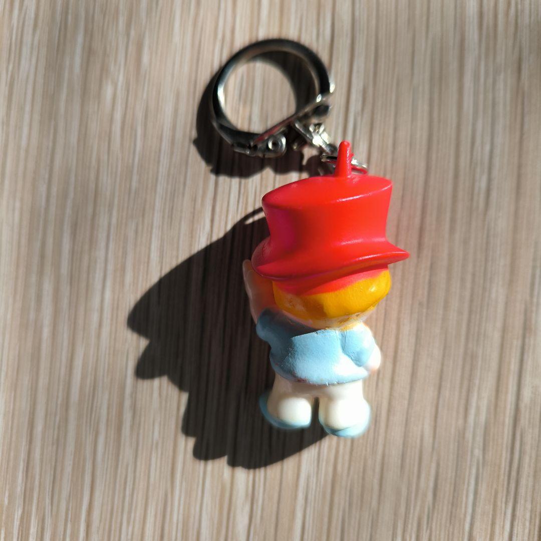 【激レア・製造不良品】モスバーガー モス坊や キーホルダー 昭和レトロ