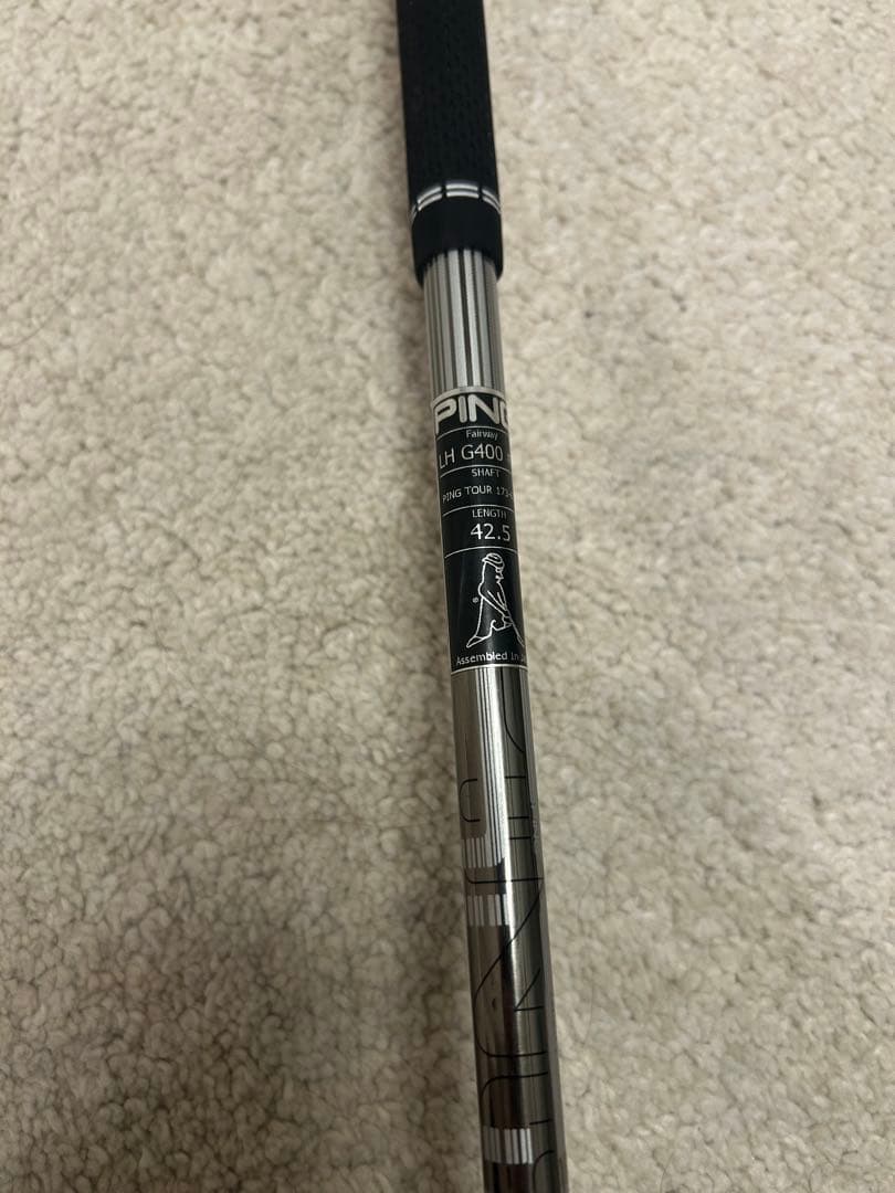 【レフティ】 PING G400 5W -シャフト2本付