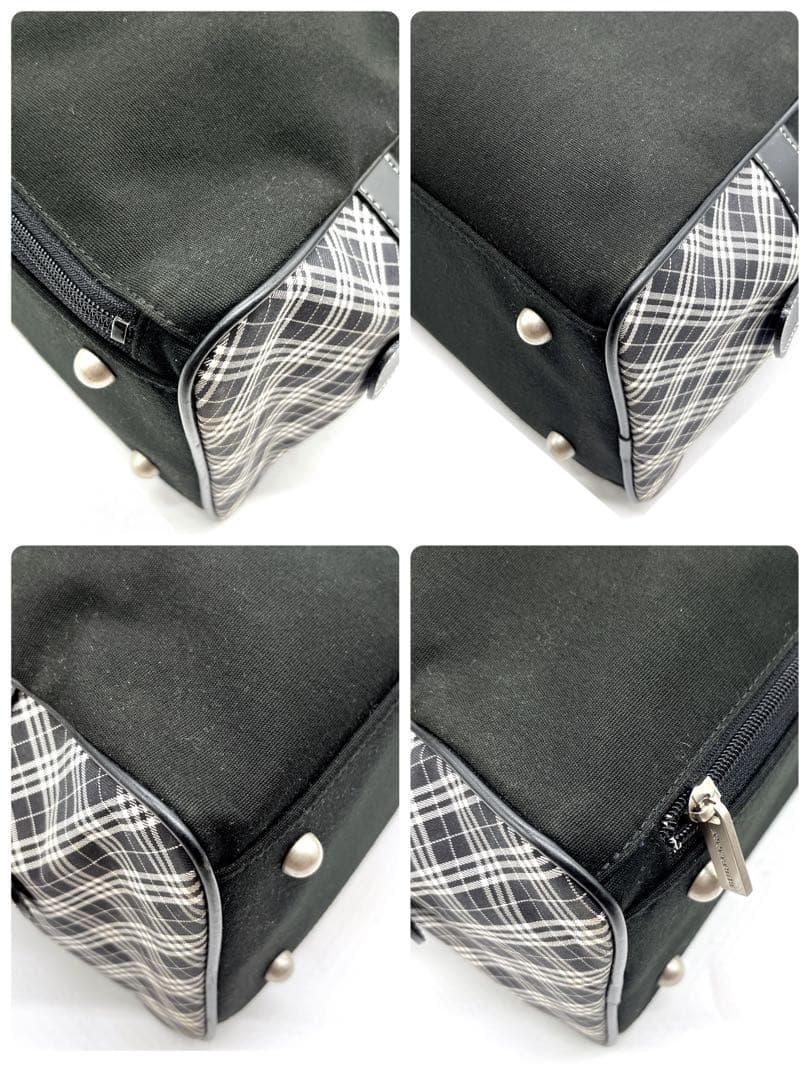 【極美品 未使用級】バーバリー ゴルフ チェック ボストンバッグ