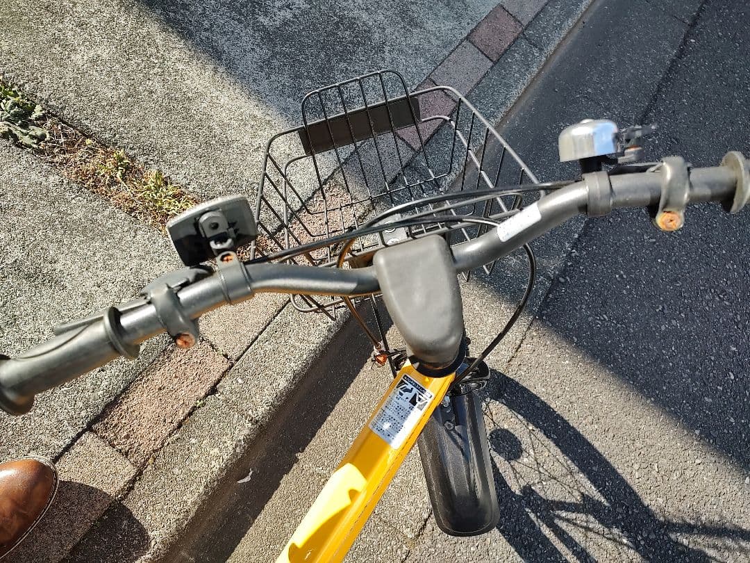 HUMMER（ハマー）子ども用自転車 20インチ前後 イエロー 前カゴ付き