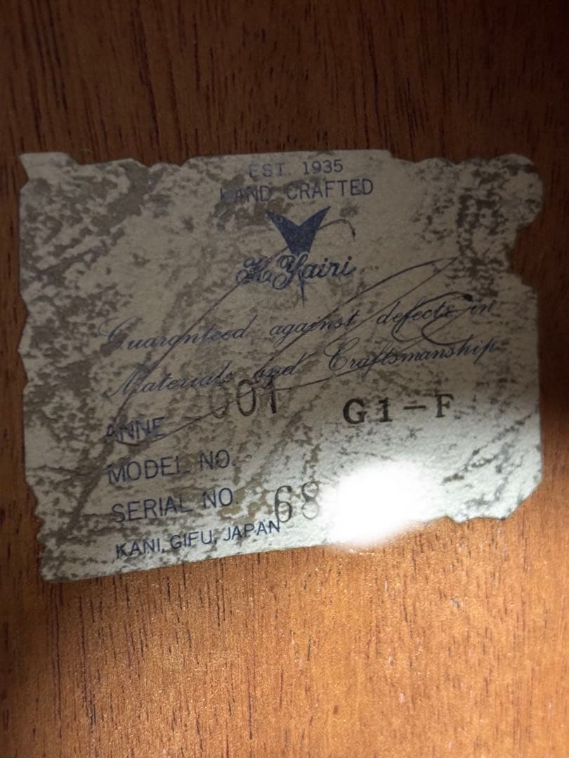 程度上❗️K.Yairi（Alvarez）G1-F アコギ　製造終了品　調整済‼️