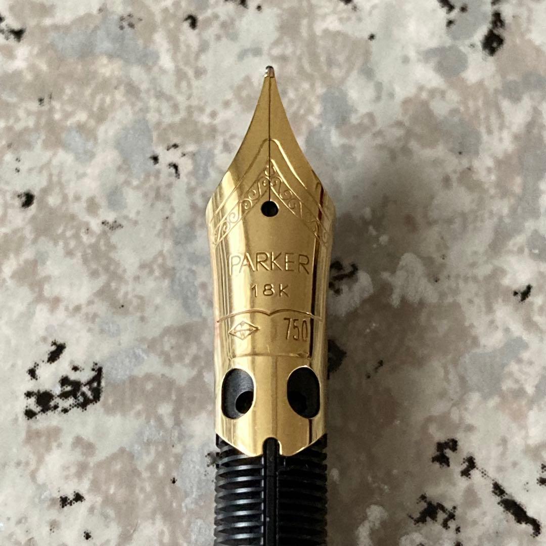 #114 オーバーホール済み 万年筆 パーカー SONNET P 18k