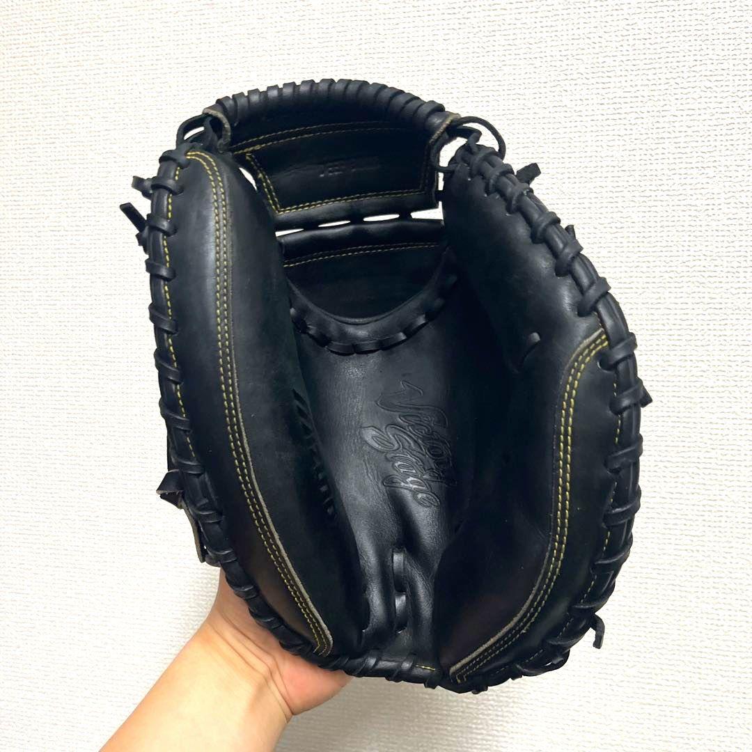 986 ミズノ ビクトリーステージ 阿部慎之助モデル 軟式 キャッチャーミット