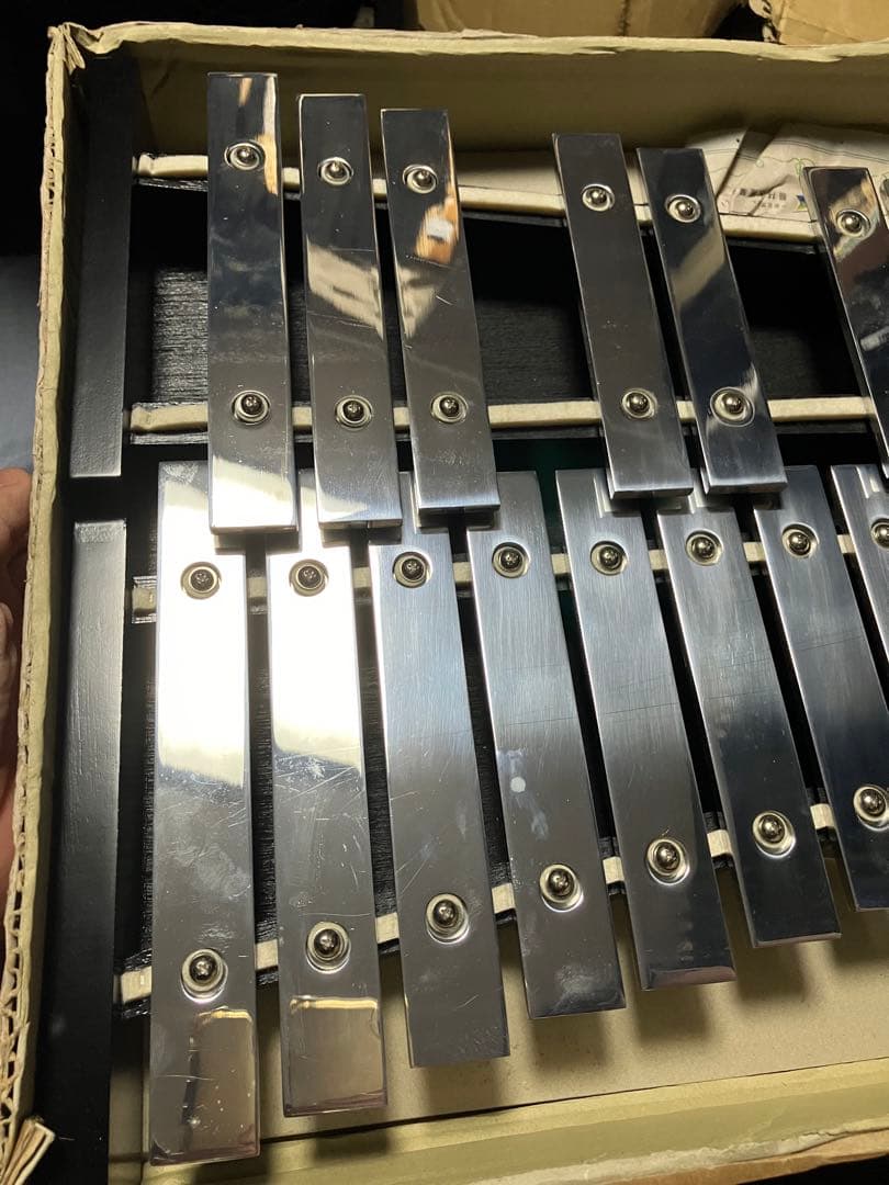 kawai KG-105 鉄琴 マレット付き【美品】SAITO D-4