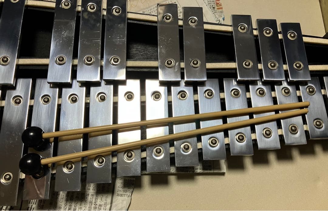 kawai KG-105 鉄琴 マレット付き【美品】SAITO D-4