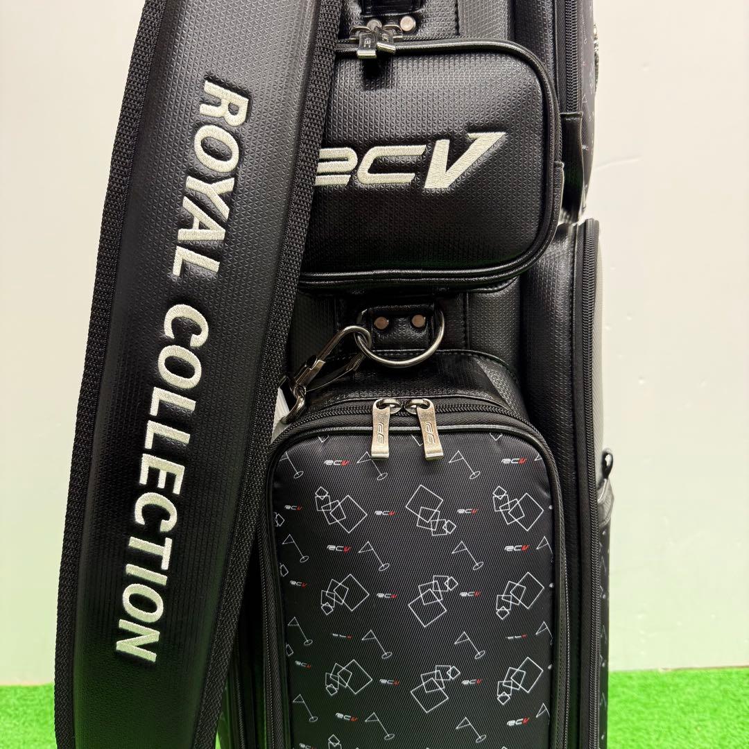 ロイヤルコレクション キャディバッグ　ゴルフバッグ　9インチ　ブラック