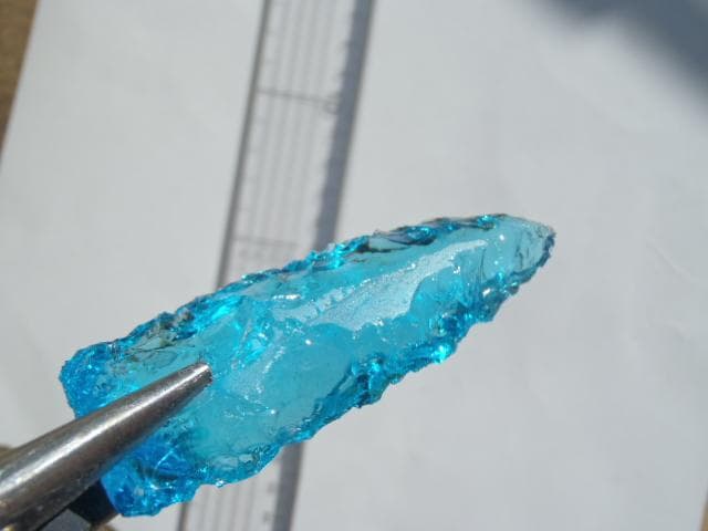 ブルートパーズ 石器 石槍 模写