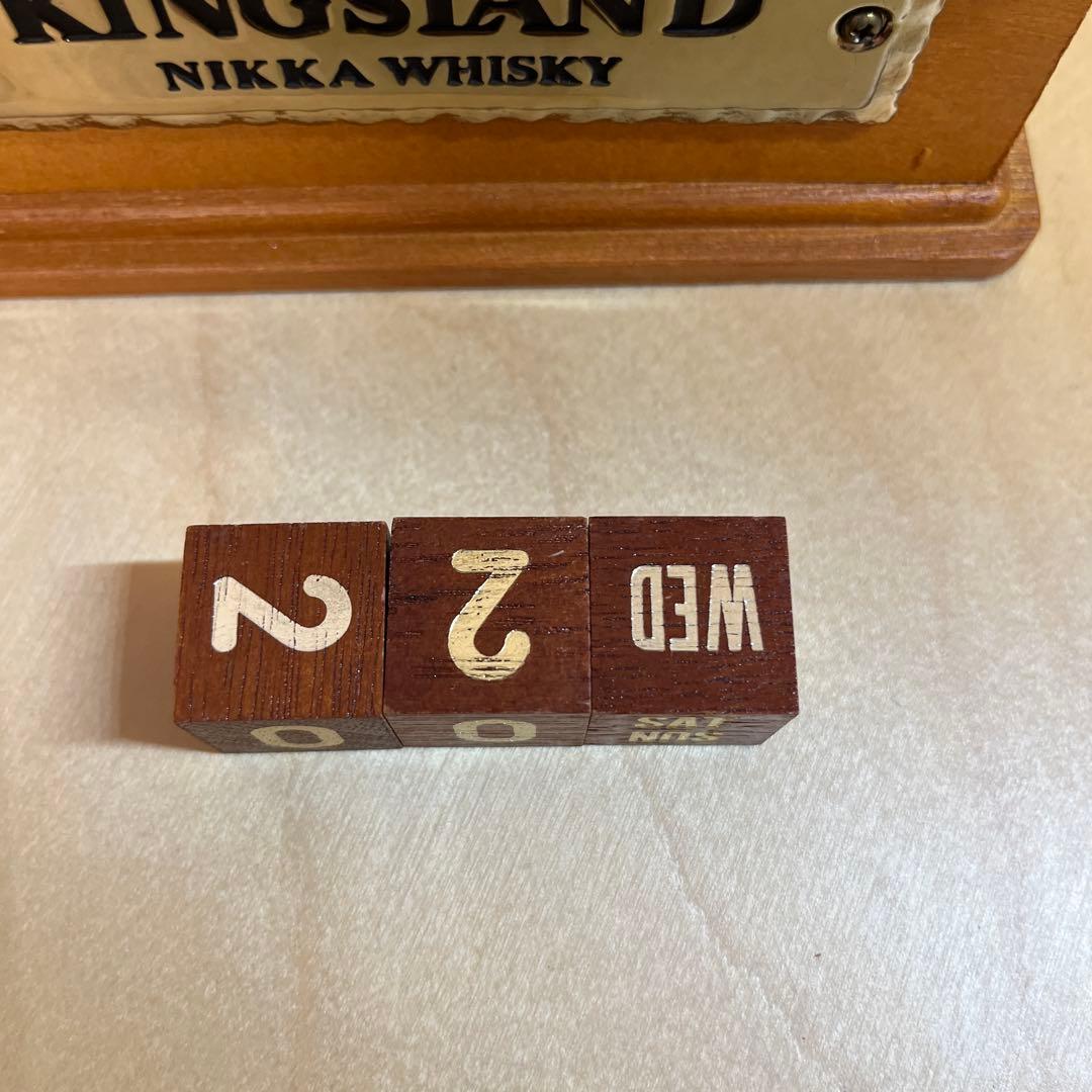 【希少】ニッカウイスキー キングスランド リラ型 万年カレンダー ボトルホルダー