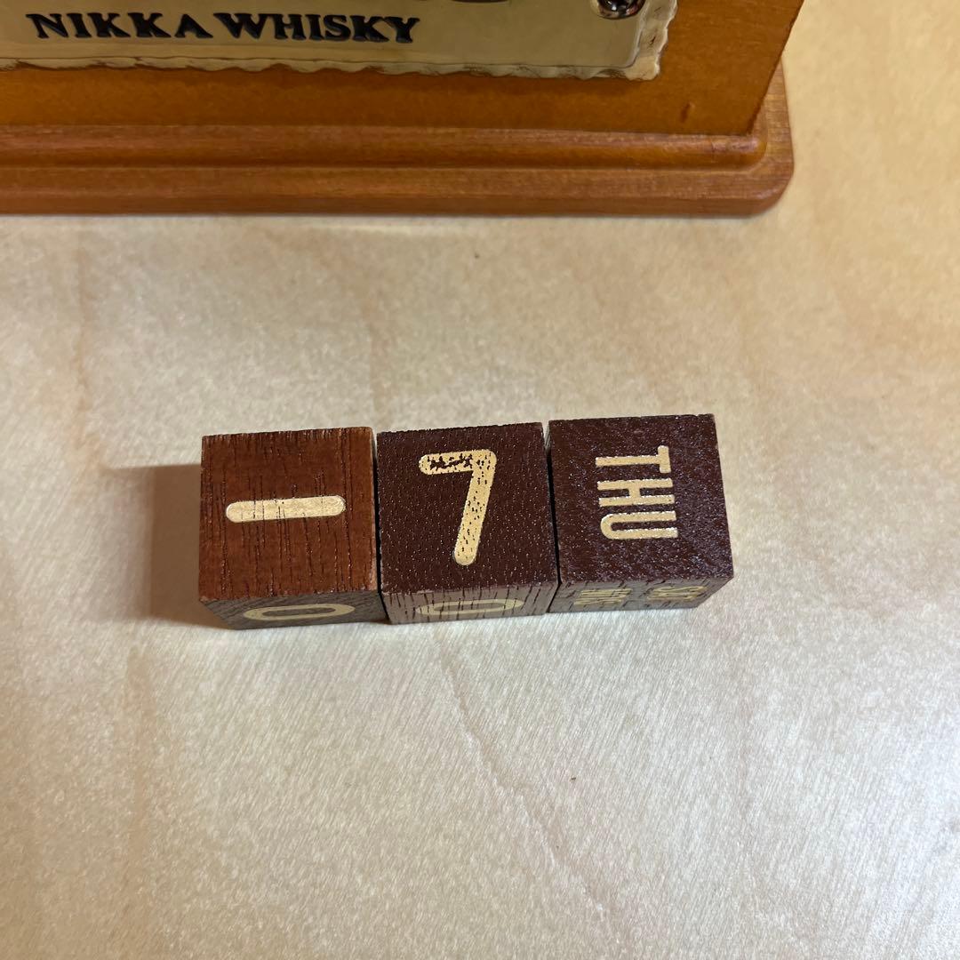 【希少】ニッカウイスキー キングスランド リラ型 万年カレンダー ボトルホルダー