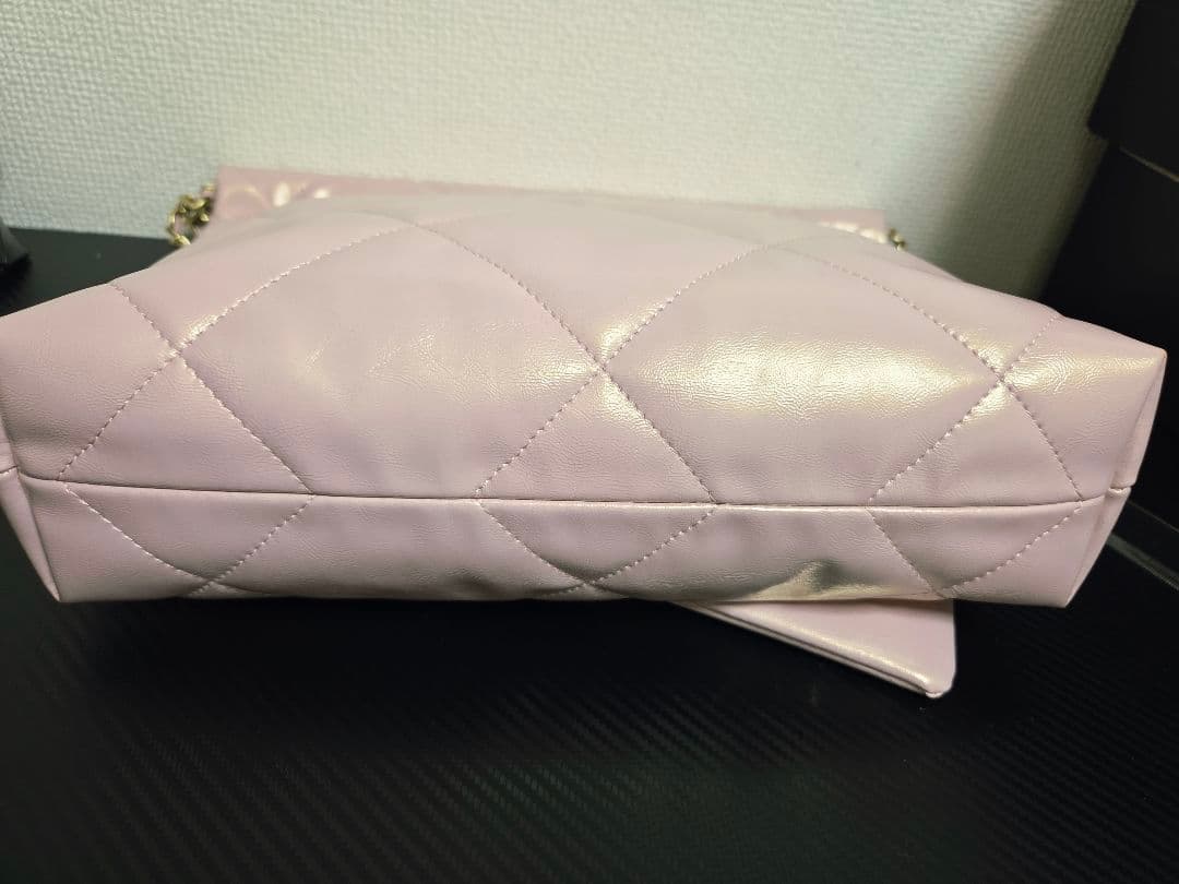 レザーピンクショルダーバッグ ノベルティ