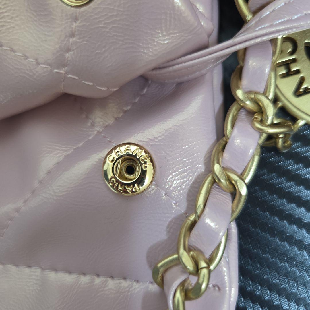 レザーピンクショルダーバッグ ノベルティ