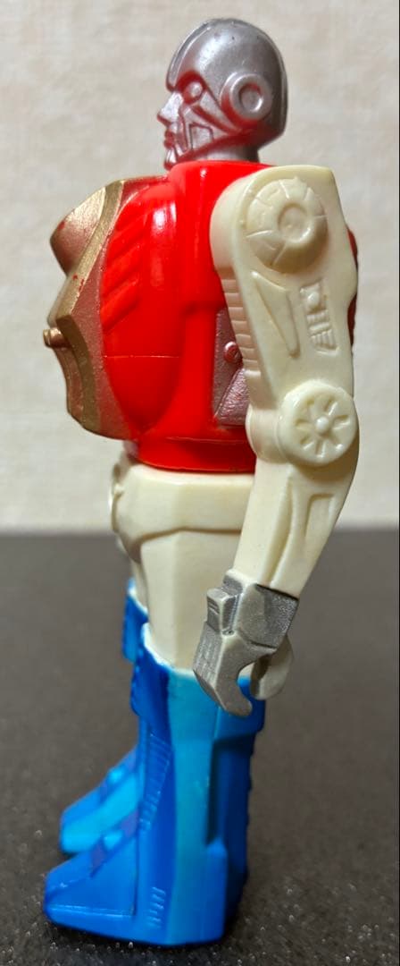 ミクロマン　ロボットマン　当時物　ソフビ　大里玩具