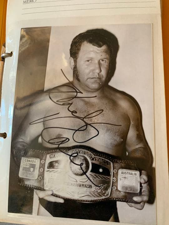 ハーリーレイス直筆サイン