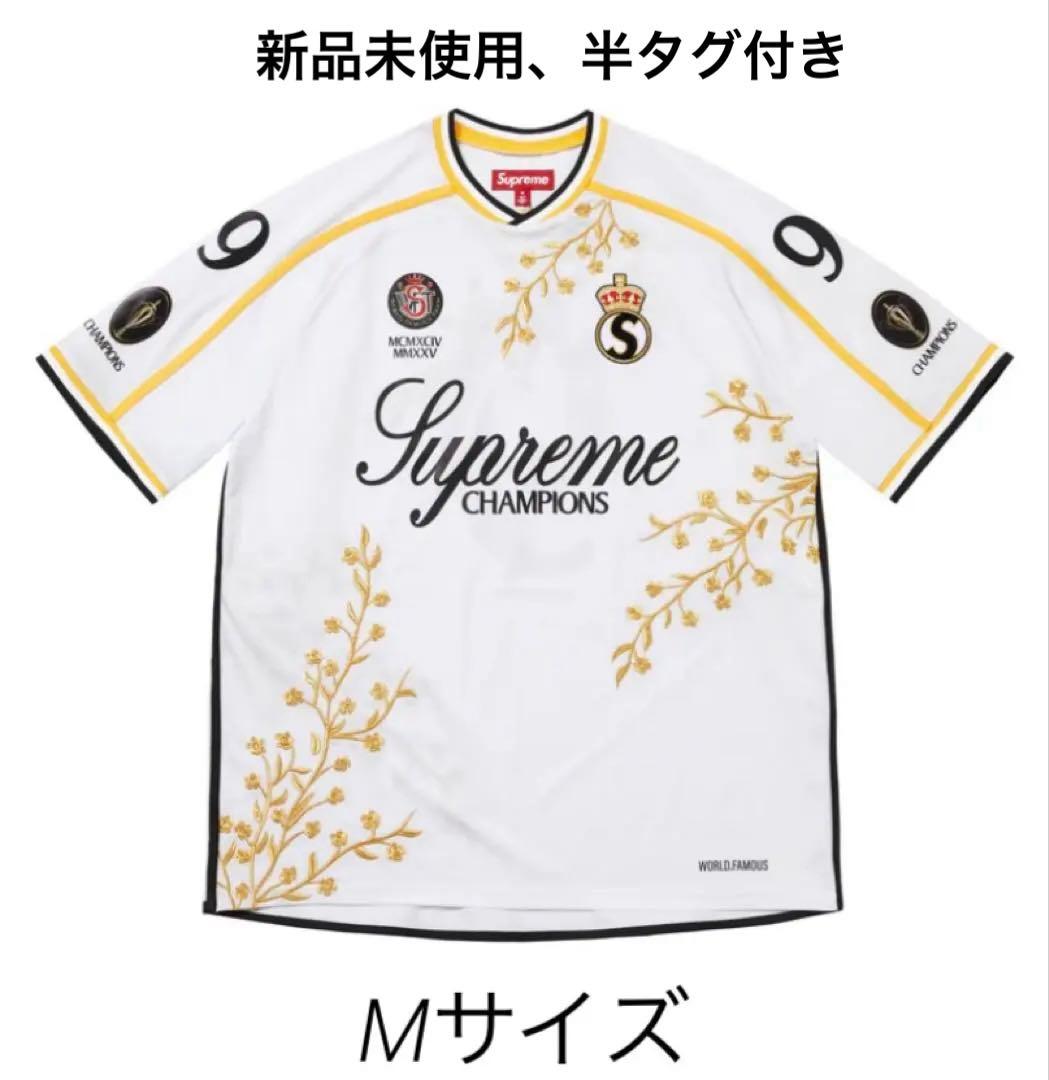 Floral Soccer Jersey Supreme Mサイズ　白