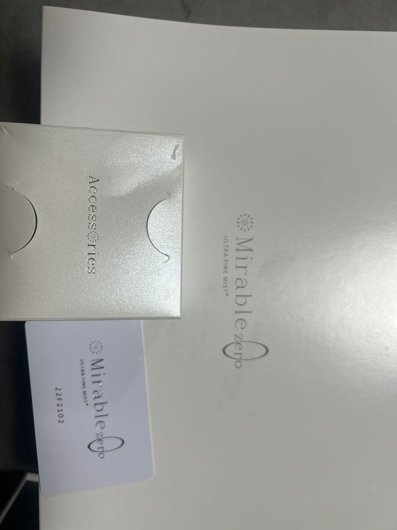 Mirable zero シャワーヘッド ホワイト/グレー　1回のみ使用