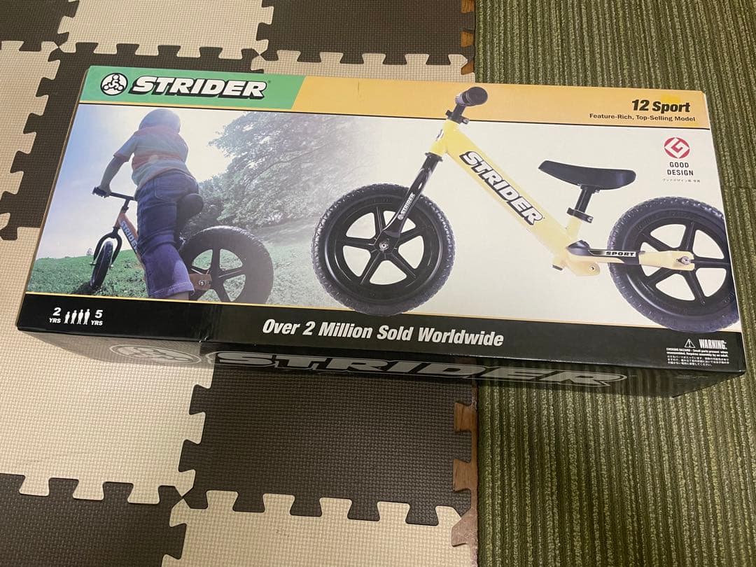 STRIDER ストライダー　12インチ　黄色　イエロー　スポーツモデル　新品