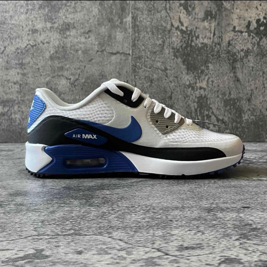 NIKE AIR MAX 90 G 青 24.5 ナイキ エアマックス　ゴルフ