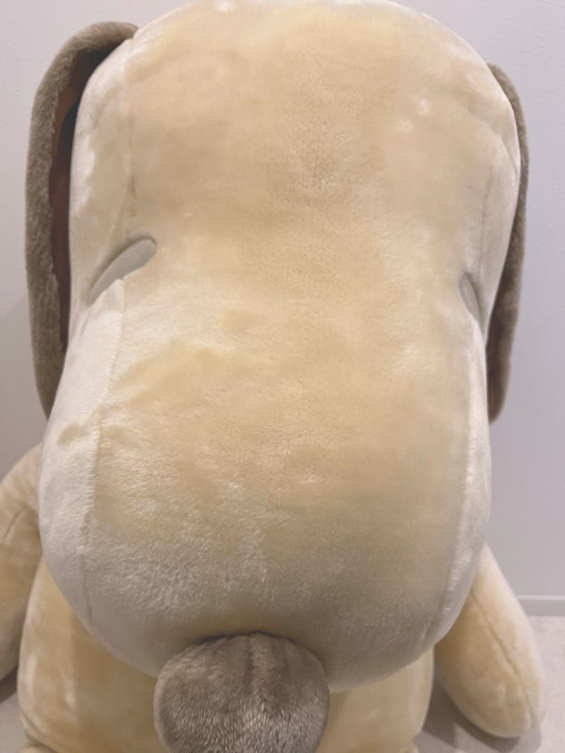 【匿名発送】スヌーピー MEGAジャンボぬいぐるみモカベージュ超特大120cm
