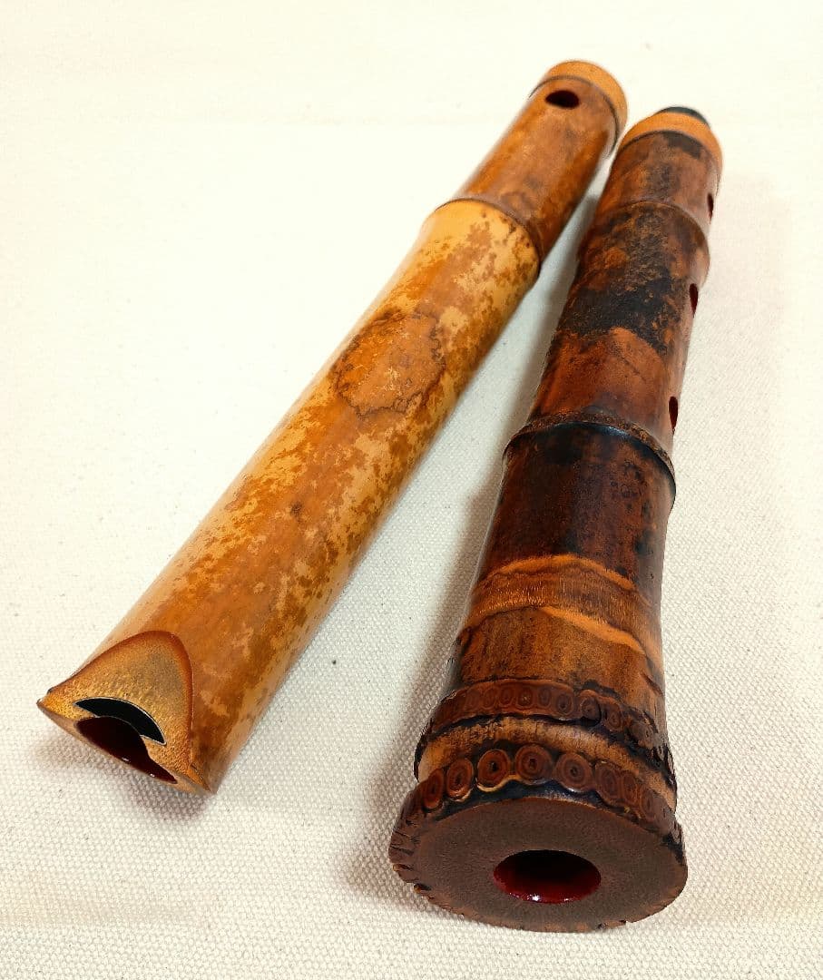 香川一朝作！極上老竹管☆荒ぶる爆鳴りの一尺七寸管尺八！