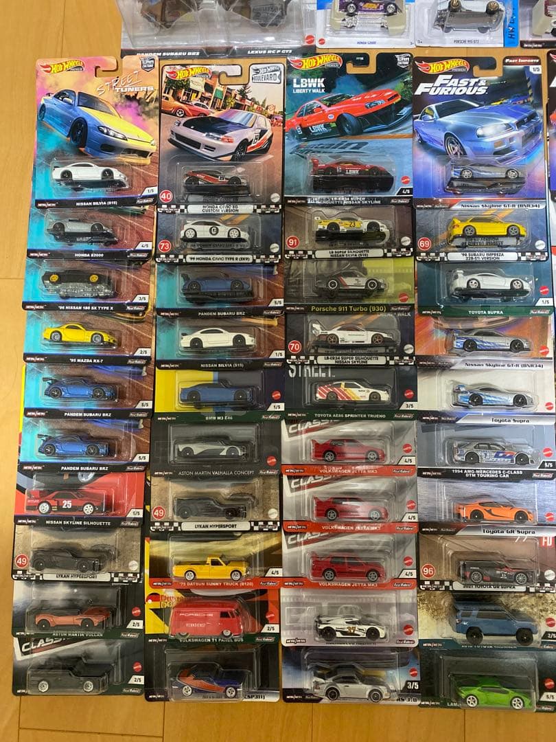 ホットウィール　プレミアム　まとめ売り　70台セット